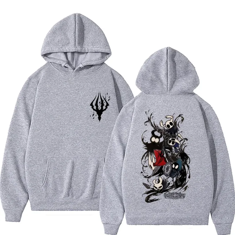 Game Hollow Knight Hoodie Male Fashion Streetwear Men Women Clothing Casual Oversized Hoodies Unisex Retro Otaku Lovers Pullover — image 12
