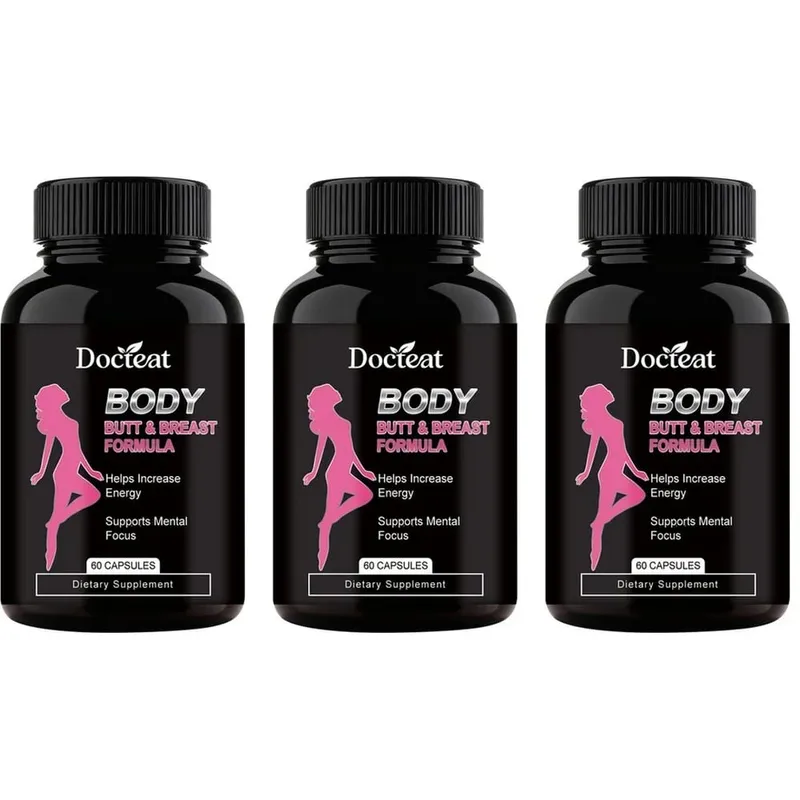 Docteat Body Butt & Breast Formula Capsules Helps Increase Energy and Supports Mental Focus with Creatine and Whey 60 Capsules
