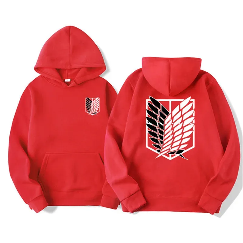 Attack on Titan Men's Hoodie Anime Hoodies Men and Women Streetwear Pullover Harajuku Shingeki No Kyojin Hoodies Sweatshirt — image 4