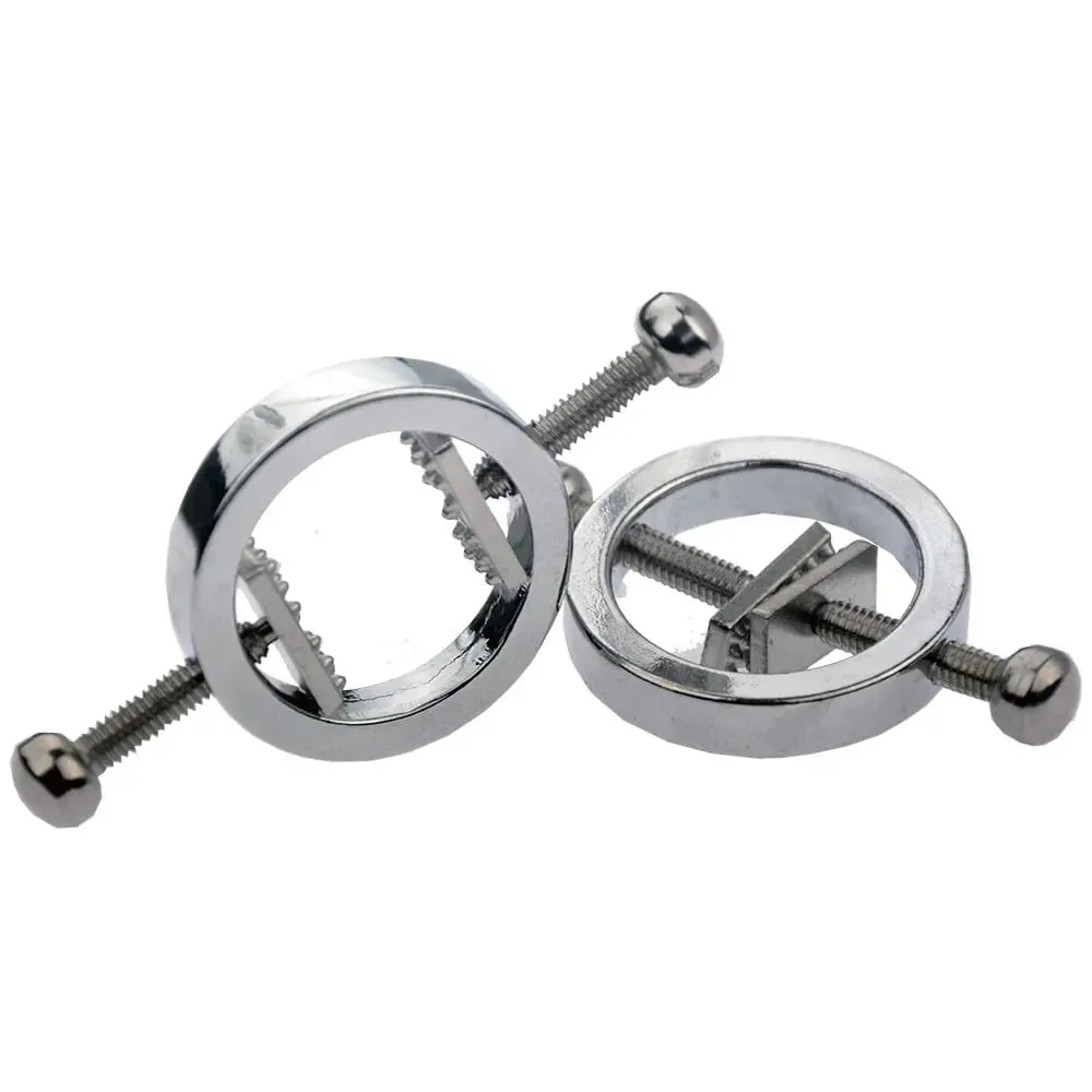 Stainless Steel Adjustable Nipple Clips Erotic Goods Nipple Stimulation Breast Bondage Restraint Bdsm Sex Toy for Woman — image 2