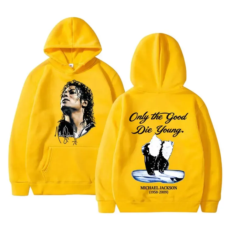 Michael Jackson King of Pop Hoodie Men Women Vintage Gothic Rock Sweatshirt Men's Punk Oversized Pullovers Hoodies Streetwear — image 12