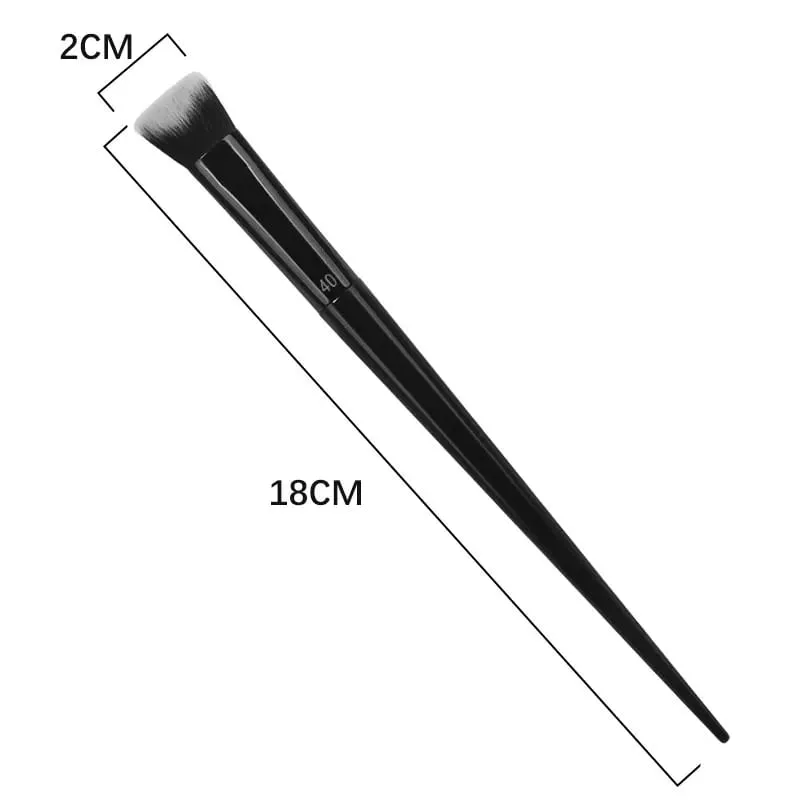Women Soft Fiber Hair Concealer Makeup Brush Black Handle Powder Blusher Eye Shadow Foundation Make Up Brushes Beauty Tool