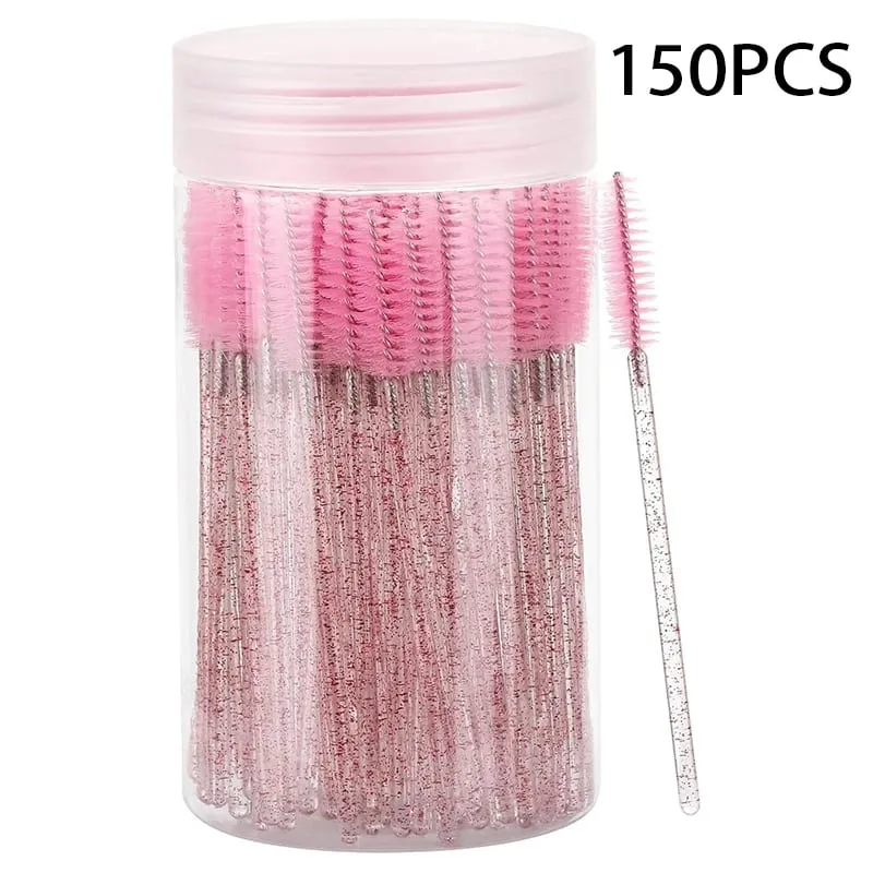 50/150PCS Disposable Eyelash Brush Mascara Wands Eyebrow Brush Makeup Applicator for Eyelash Extension Beauty Tools — image 7