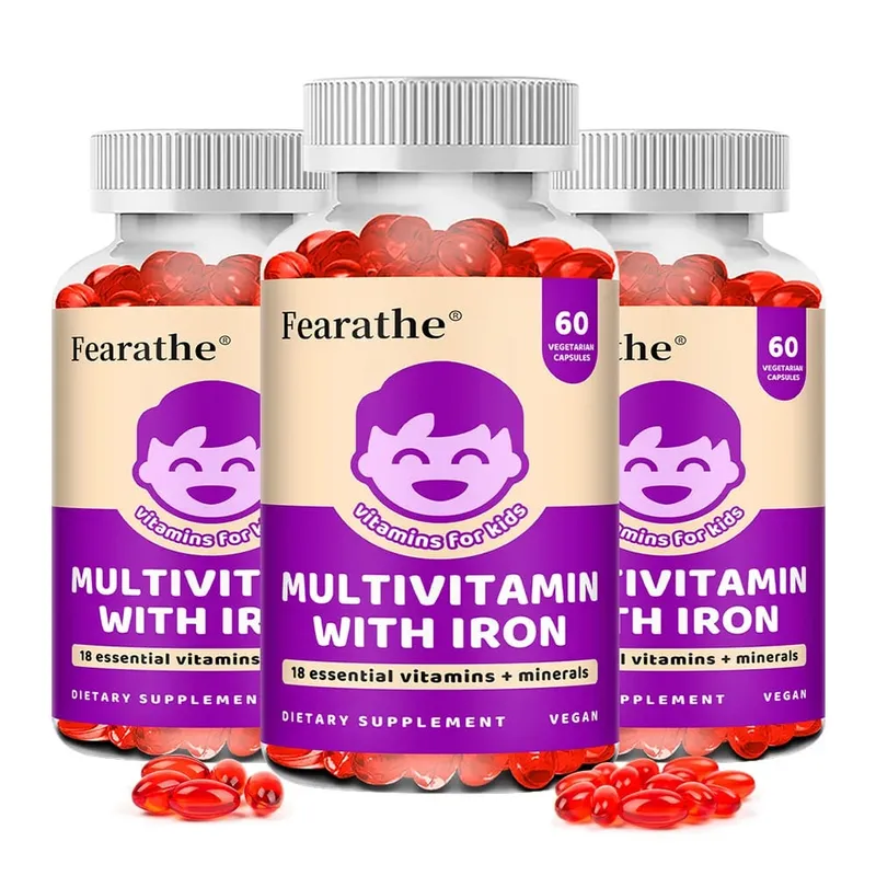 Kids Multivitamin Capsules - A C D3 K Zinc & B-Vitamins Nutritional Supplement for Growth Energy Immunity & Body Wellness — image 10