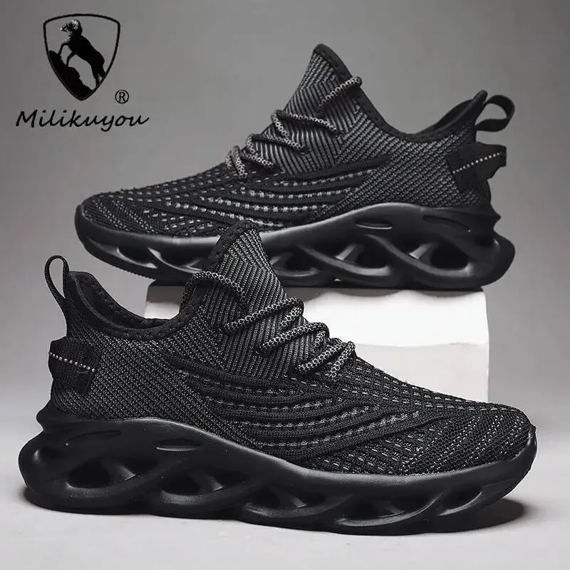 Sneakers Men Shoes Lightweight Male Shoes High Quality Men Mens Non-slip Shoes Mesh Breathable Soft Soled Shoe Non-slip 35-47 — image 1
