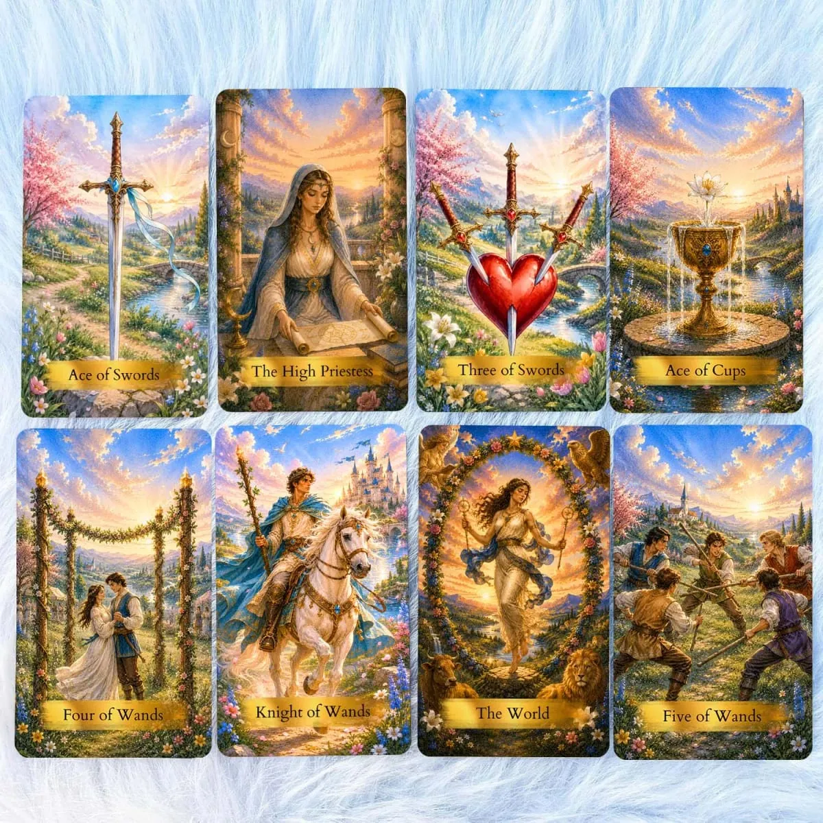 78 Starry Realms Tarot Cards 13x8 Cm Includes Paper Manual Journey to Imagination and Inner Wisdom Card Game Set — image 2