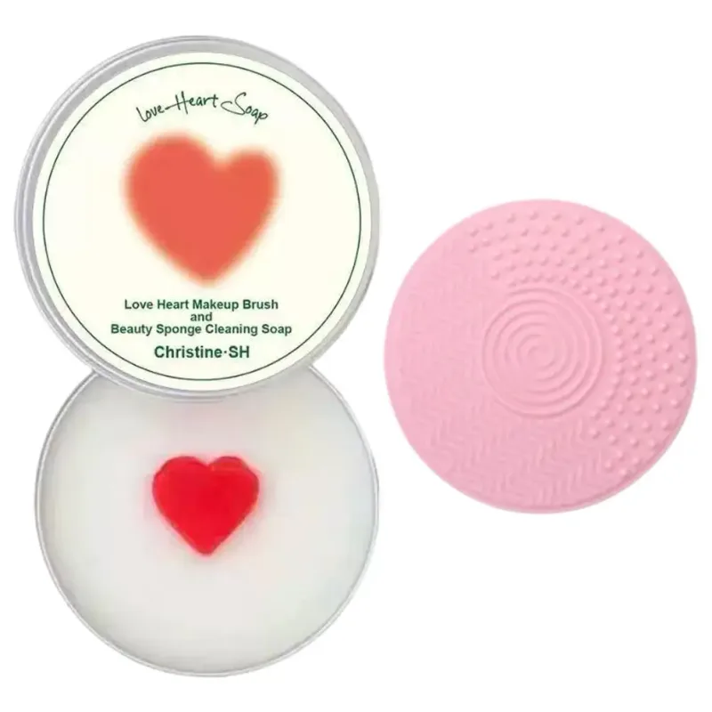 Makeup Brush Cleaner Soap Solid Brush Cleaning Mat Removes Cosmetic Color Brush Cleaner Pad for Cleaning Makeup Sponges Brushes — image 11