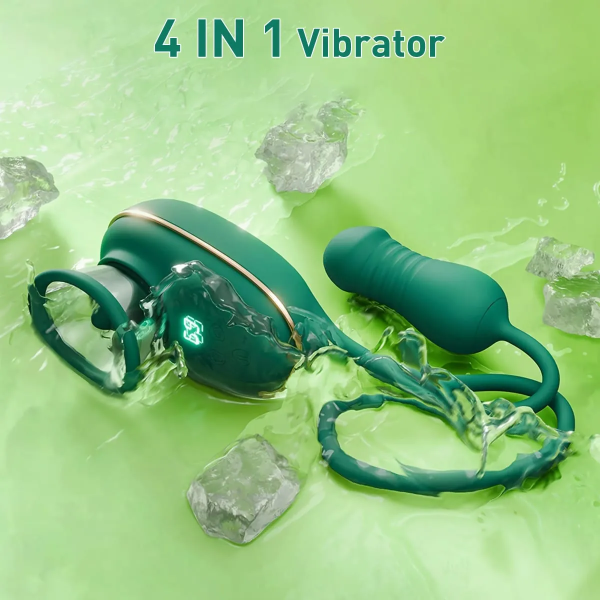 Adult Sex Toy 3-in-1 Licking Vibrator 3 Suction Modes Clitoral Stimulation Extendable Thrusting Masturbator Suitable for Women — image 5