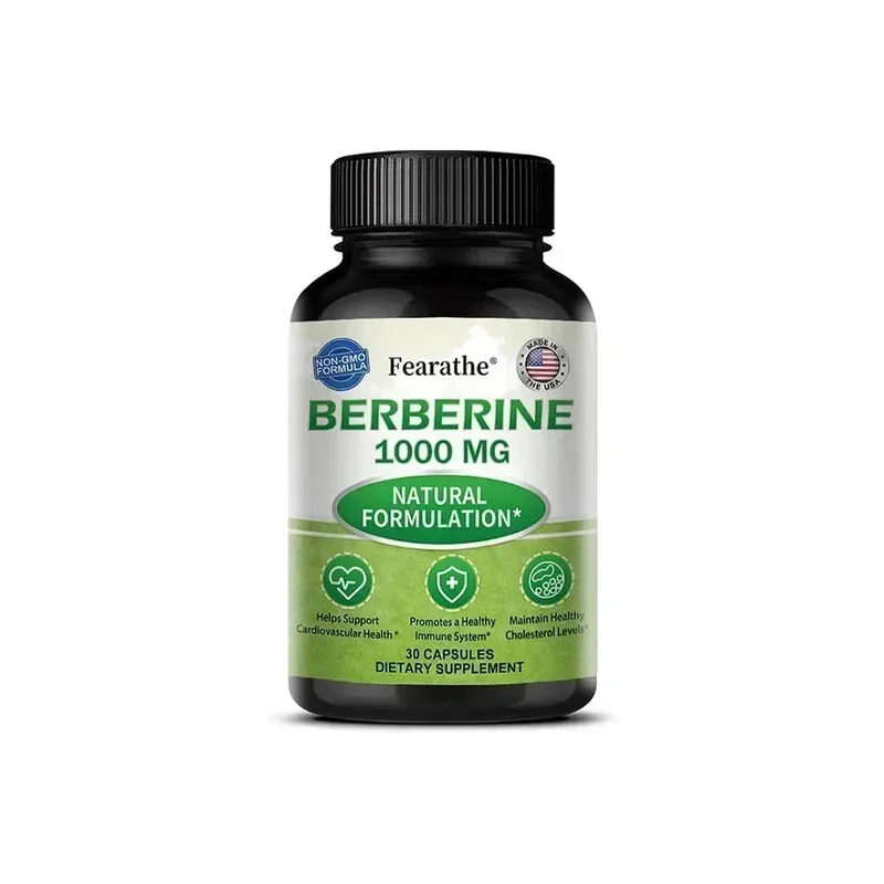 Berberine Supplement 1000 mg - Supports Heart Health Immune System GI Health Cholesterol - Gluten Free Dairy Free — image 8