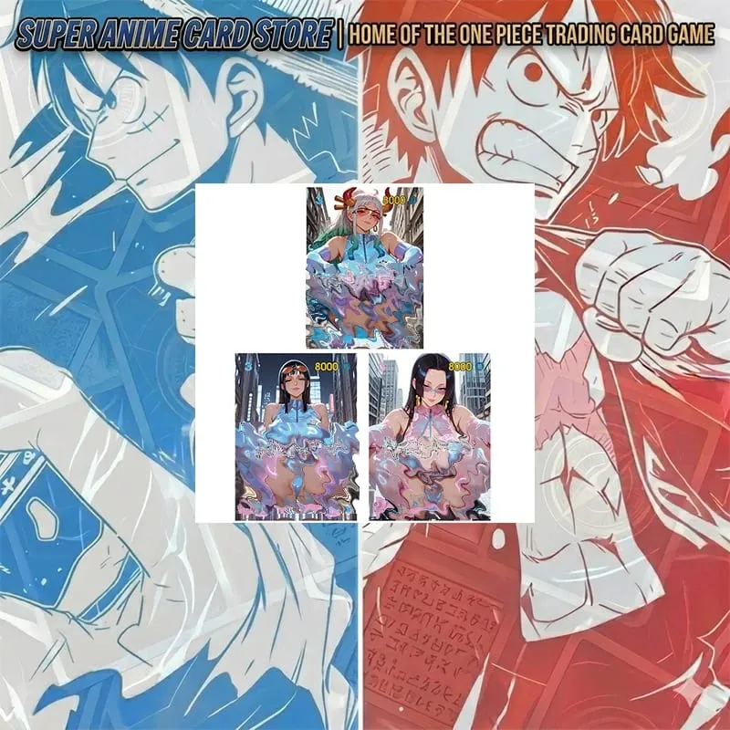 Diy Japanese Anime Opcg One Piece Card Set Yamato Nami Boa Hancock Nico Robin Carrot Perona Shirahoshi Uta Collectible Cards