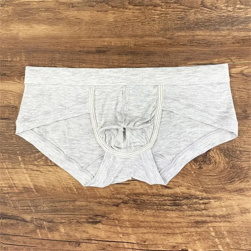 Men's Sexy Modal Pink Underwear Simple and Comfortable U Convex Pouch Briefs Low Waist Slim Fit Plus Size Male Underpants L-XXXL — image 15