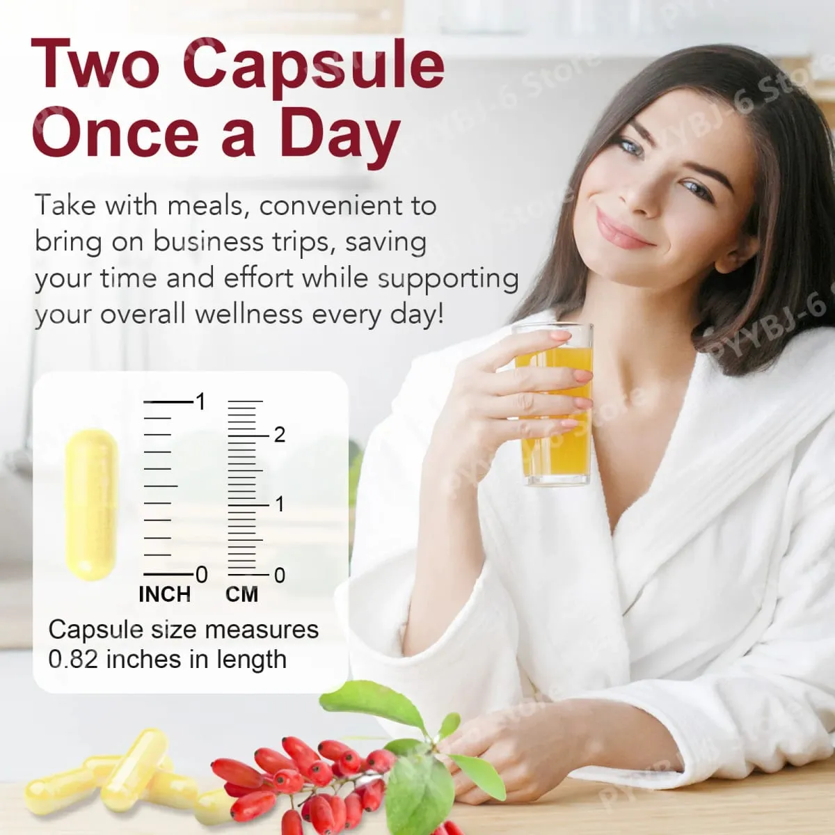 Berberine Plus Capsules 1200mg Berberine HCl Metabolism & Digestive Gut Health Support 120 Capsules — image 7