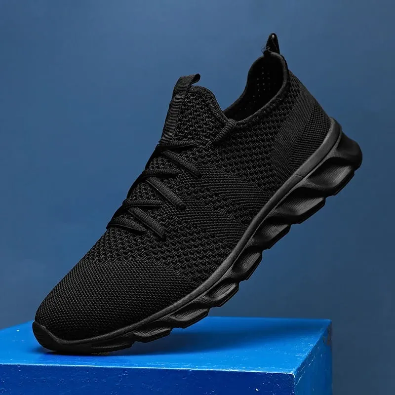 Men's Casual Sneakers Breathable Summer Running Shoes Lightweight Soft Sport Shoe Outdoor Fashion Tennis Shoes for Men Women — image 2