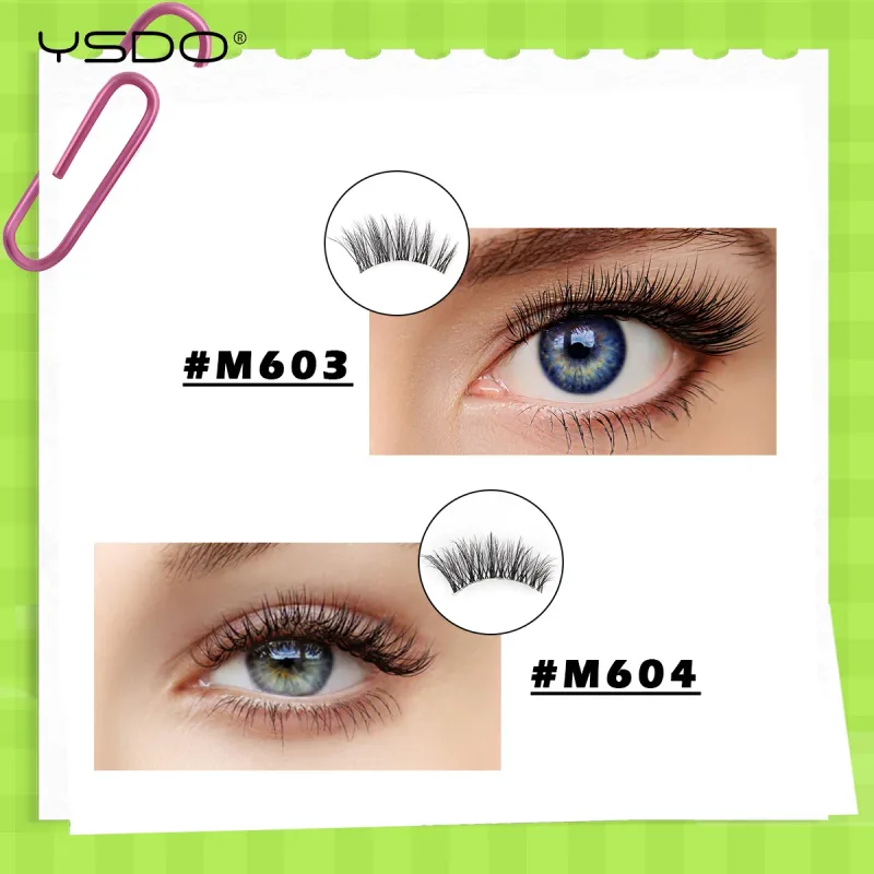 Mezze Ciglia Naturali Soffici Ciglia Finte Cat Eye Lash 3D Ciglia di Visone Finte Ciglia Morbide Alate Strumento di Trucco