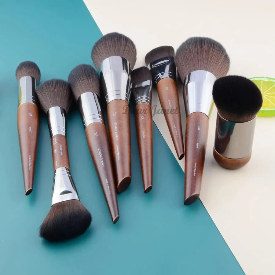 1 st Natuurlijke hout Oogmake-up Kwasten Detail Oogschaduw Make up kit Concealer Smudge Markeerstift Wenkbrauw Eye Brow roller Borstel