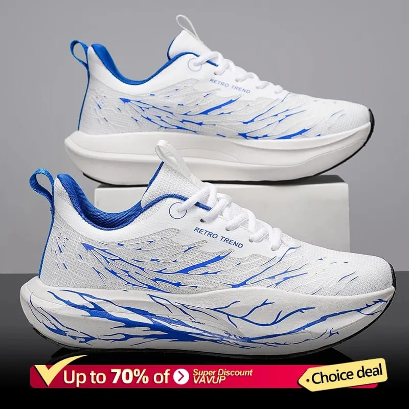 Carbon Board Marathon Men Running Shoes Speciality Sports Breathable Lightweight Comfortable Athletic Chunta Sneakers Plus Size — image 4
