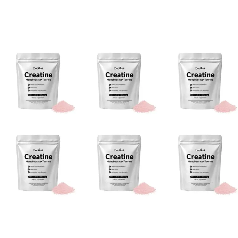 Docteat Creatine Monohydrate Powder with Taurine Muscle Performance & Energy Support for High-Intensity Capacity 30 Servings — image 12