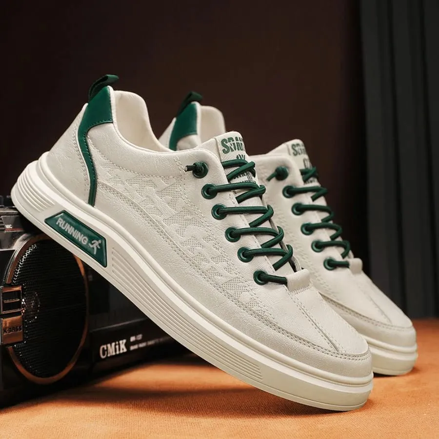 Men's Fashionable Solid Color Low-Top Shoes Comfortable Non-Slip Durable Casual Sneakers Suitable for Men's Outdoor Activities — image 5