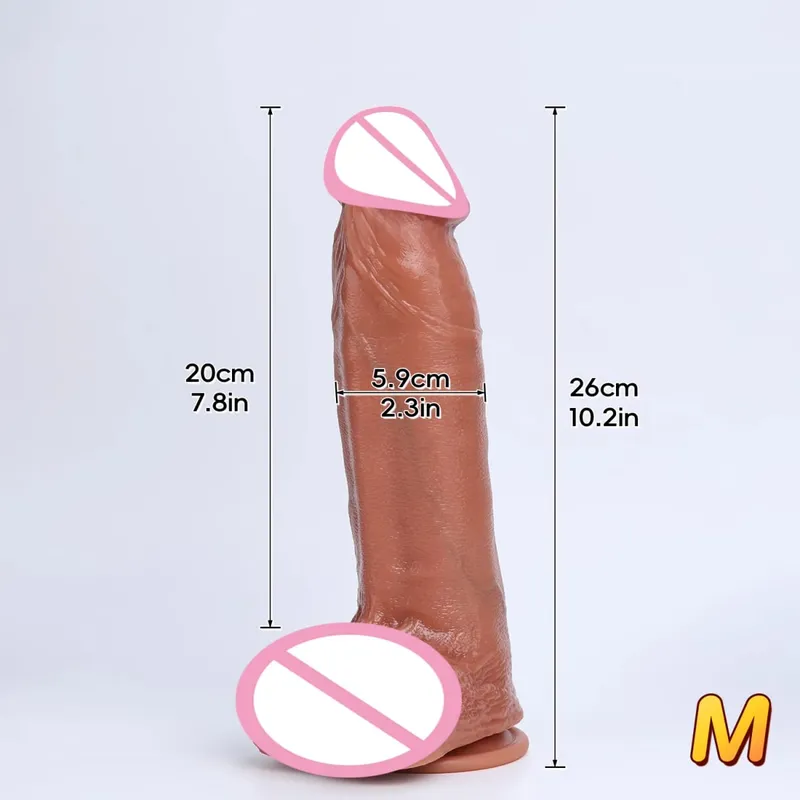 3 rozmiary realistyczne XXL gruby penis miękkiego silikonu Dildo męskie genitalia masturbacja pochwy z przyssawką Dick kobieta Anal Sex zabawki 18 — image 9