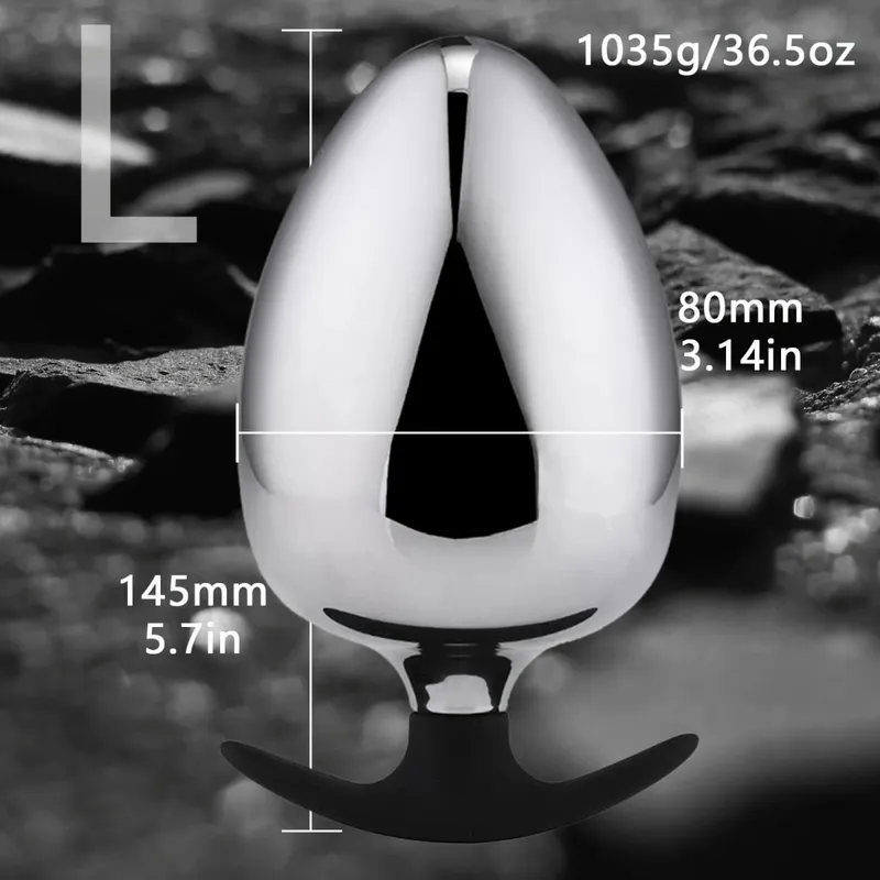 Metal Butt Plug Mga Pang-adultong Erotikong Laruan BDSM Butt Plug Pull Couples Flirting Room Laruan Anal Dilator Masturbators Sex Tools Anal Beads — image 9