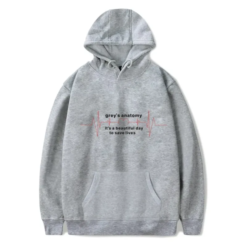 Harajuku Gray's Anatomy Tumblr Greys Anatomy printed Hoodies Sweatshirts Men/Women Comfortable Sweatshirt Adult/Child Pullovers — image 10