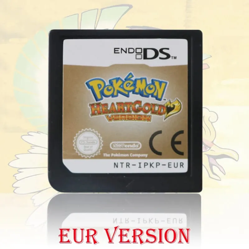 NOE/ESP/ITA/FRA/USA/EUR/AUS Version Pokemon HeartGold SoulSilver Platinum Diamond PearlVideo Game Card For DS 2DS 3DS Console — image 27