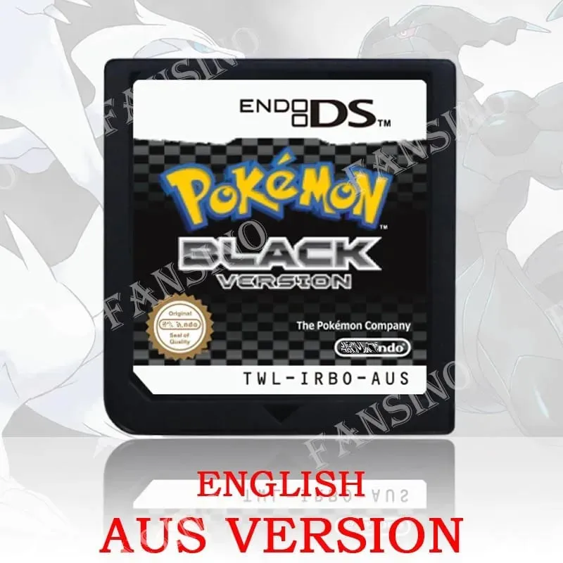 (USA EUR AUS) Pokemon Black White 1/2 Version High Quality Authentic 1:1 Replica DS Video Game Cartridge For DS 2DS 3DS Console — image 13