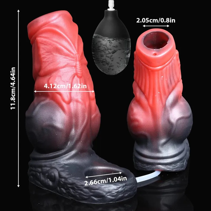 Male Ejaculation Cock Ring Sleeve Reusable Water Spray Penis Enlargement Extender Silicone Dildo Sex Toys for Men Condom Couple — image 10