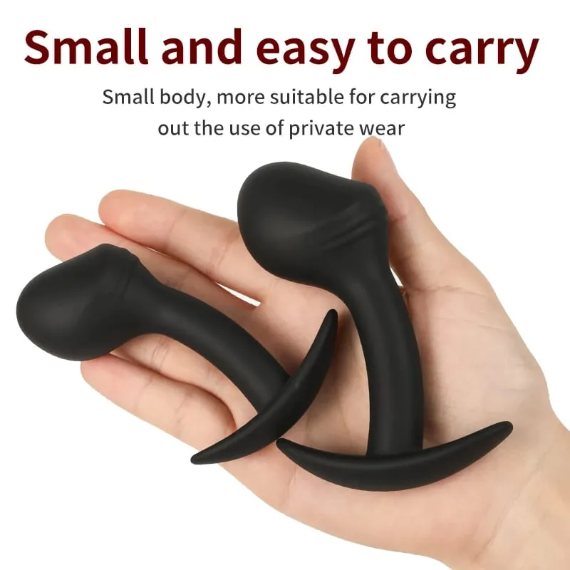 Silicone anal grânulo ânus dilatador vibrador anal plug pequena caminhada wearable bunda butt plug massageador de próstata brinquedos sexuais para mulheres
