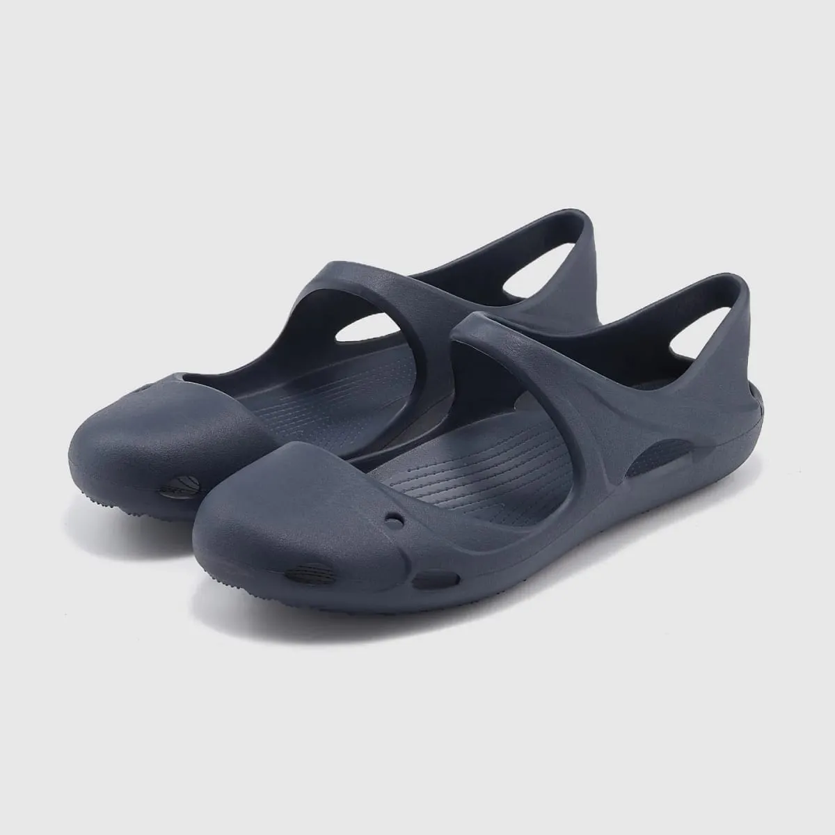 Frauen EVA Mary Jane Clogs mit Fußgewölbeunterstützung, hohl, schnell trocknend, rutschfest, leicht, Yoga, Wandern, Wassersandalen