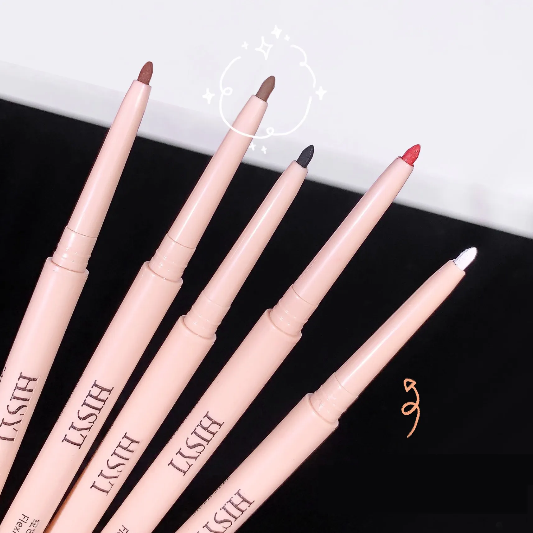 Ultra-fine Matte Red Gel Eyeliner Pencil Brown Under Eye Liner Pen Waterproof Matte Aegyosal Lying Silkworm Eyes Makeup — image 6