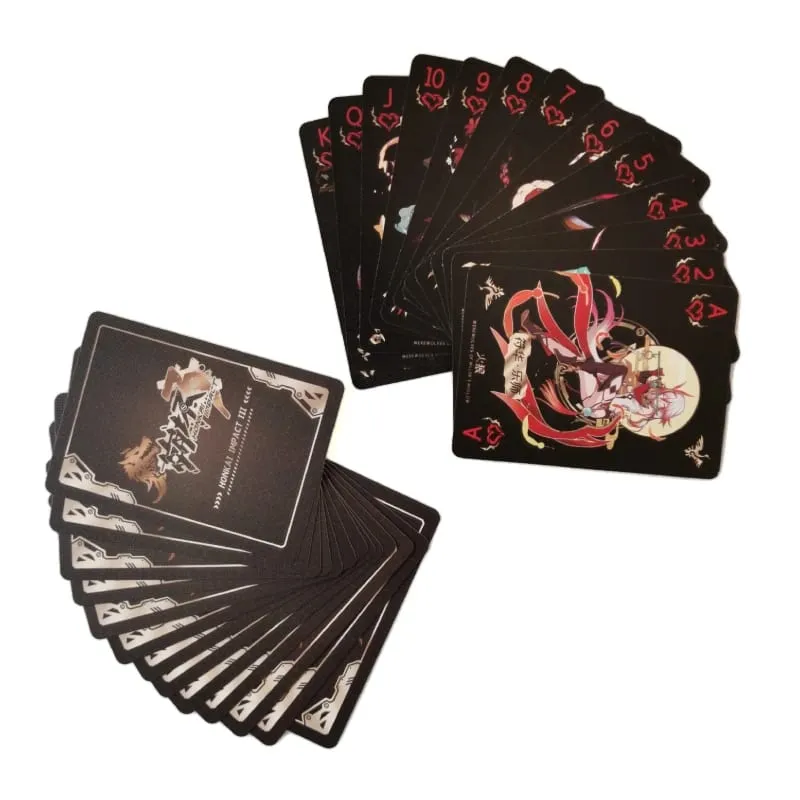 Anime Cartoon Honkai Impact 3 Cosplay Board Game Cards Hardcover Poker Toy Collrction Gift — image 3