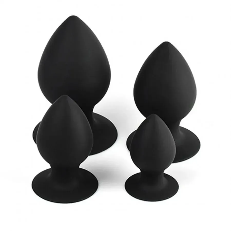 Anal Butt Plug Training Sets 3Size Silicone Sex Toys Anal Butt Plugs Trainer Kit Anal Sex Toys for Men Women Couple Beginners — image 2