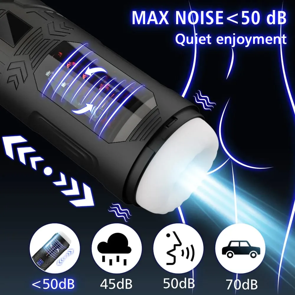 Telescopic Rotation Masturbator Cup Penis Pump for Men Blowjob Vagina Adult Sex Toy Piston Automatic Thrusting Male Mastubator — image 2