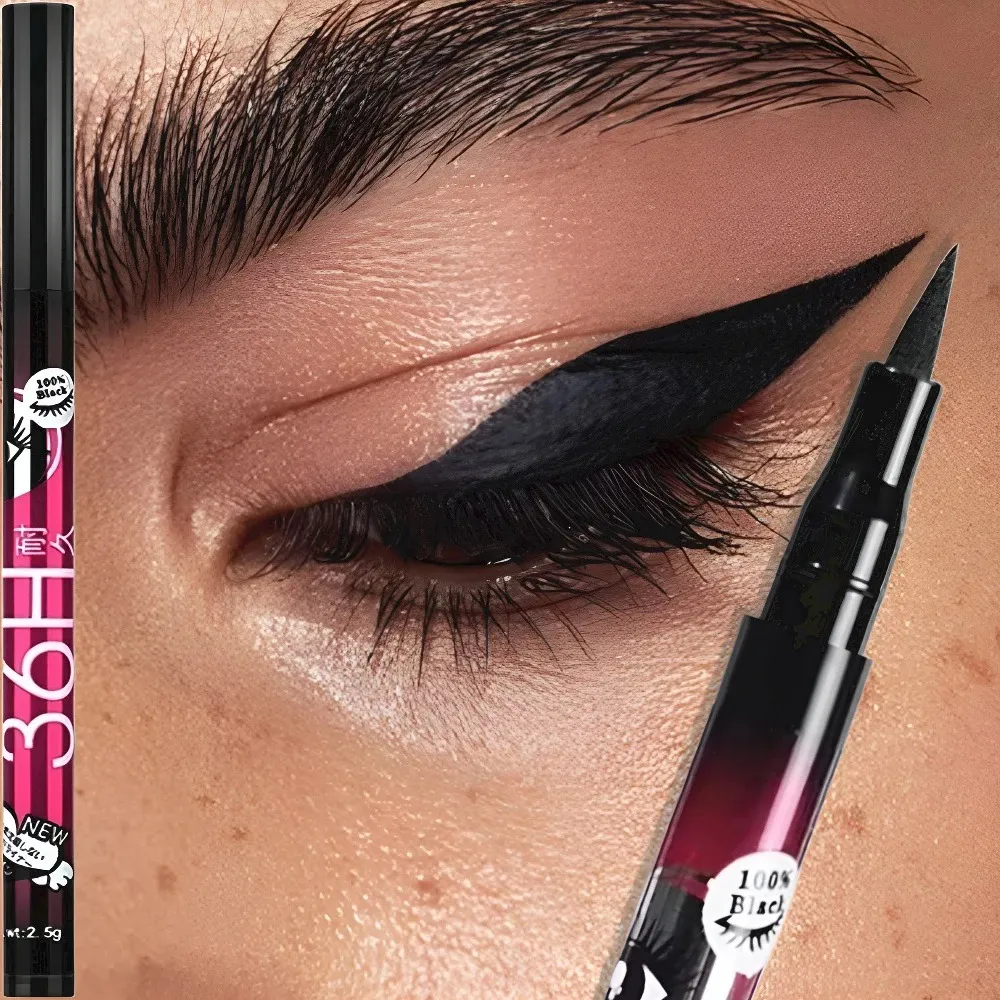 1/3/5 τεμ. Smooth Black Liquid Eyeliner Pen Ultra-fine Pen Tip 36H Eye Liner Pencil Αδιάβροχο μακιγιάζ για αρχάριους — image 4