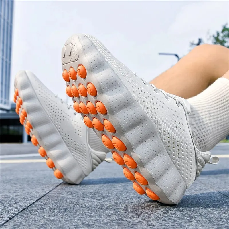 ClaWave Men Women Running Shoes Massage Particles Supercritical Cushioning Breathable Knit Sports Sneakers Non-slip Walking Shoe — image 6