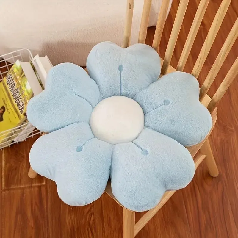 Soft Plush Flower-Shaped Plush Throw Pillow - Comfortable and Cute Mattress and Sofa Decor Cushion Chair Cushion Floor Cushion — image 6