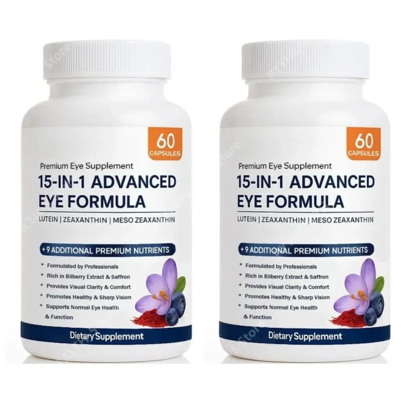 Advanced Eye Nutrition Capsules Lutein Zeaxanthin Astaxanthin Relieves Eye Dryness & Fatigue Antioxidant Eye Support 60 Count — image 8