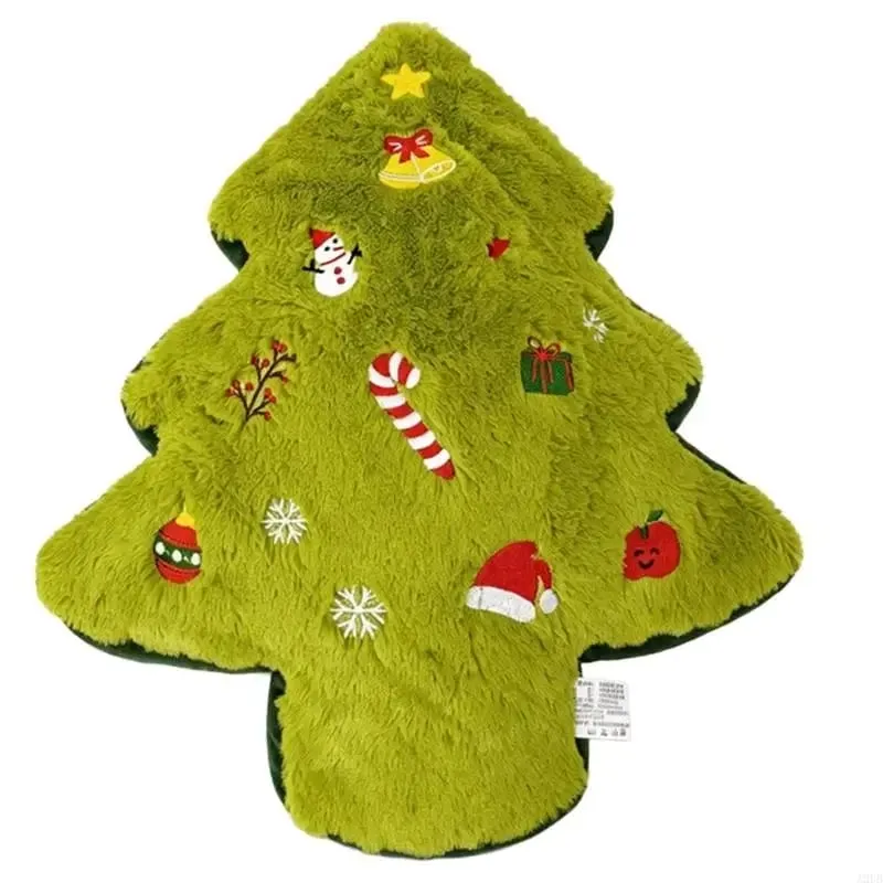 Plush Pillow Christmas Cushion for Bedroom and Sofa Decors Soft Stuffed Throw Pillow Holiday Decoration for Kids and A2UB