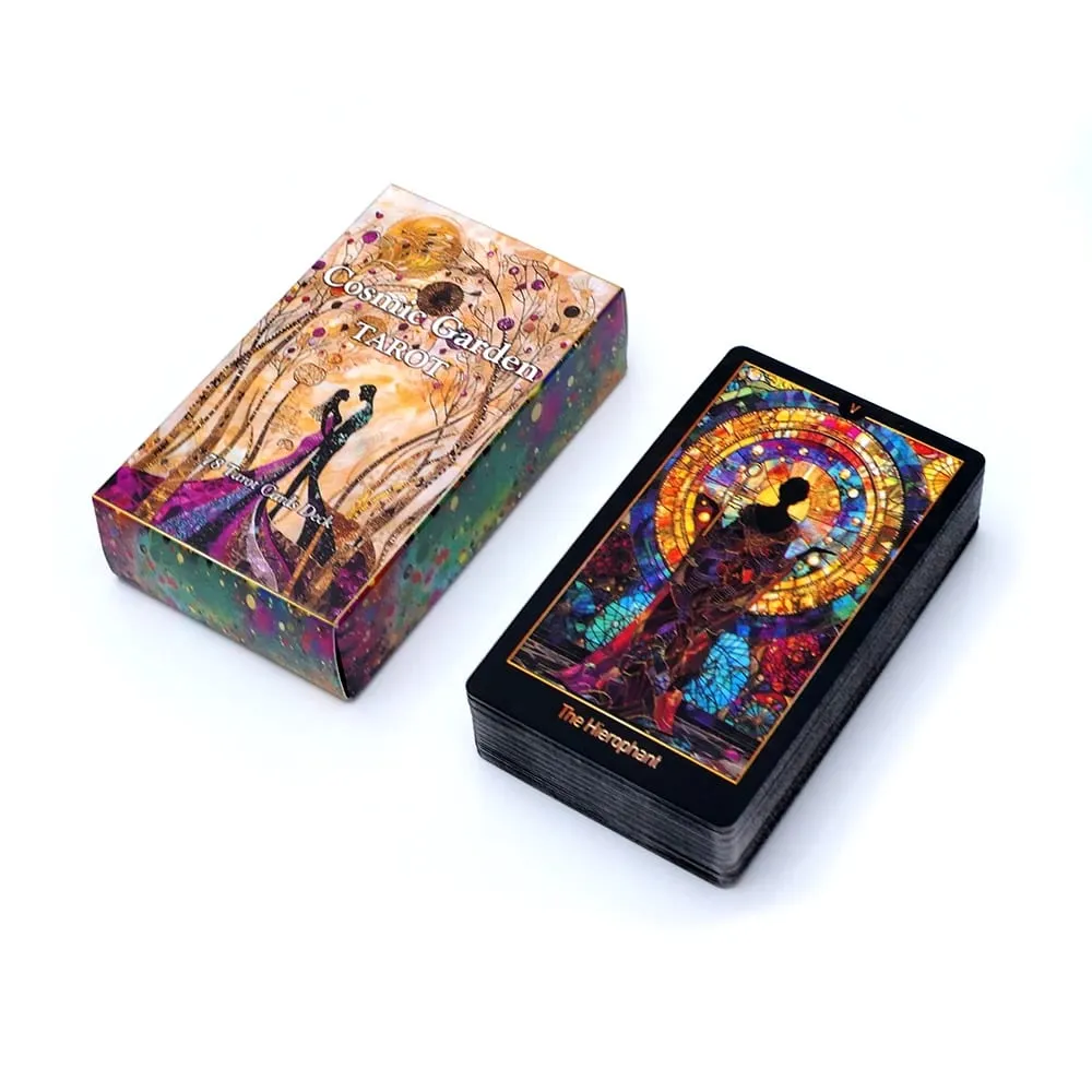 Cosmic Garden Tarot Cards Tarot Deck Fortune Telling Game Card Divination Fate Party Oracle CardBoard Game Family Party Game — image 5