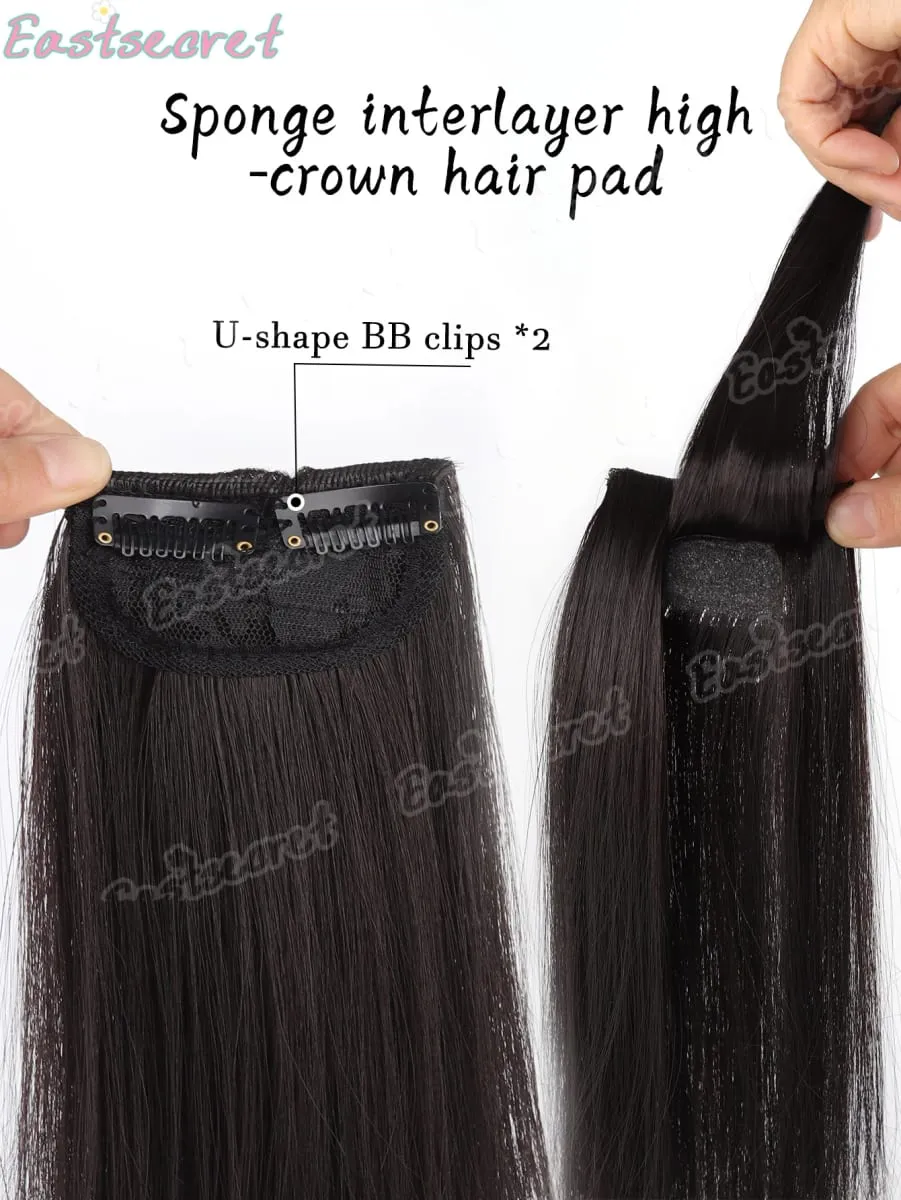 Hair Clip Natural Hair Extensions Clip In Synthetic wig Extensions 8/12Inch Hairpiece Replenish Hair Volume Clip In Natural Hair