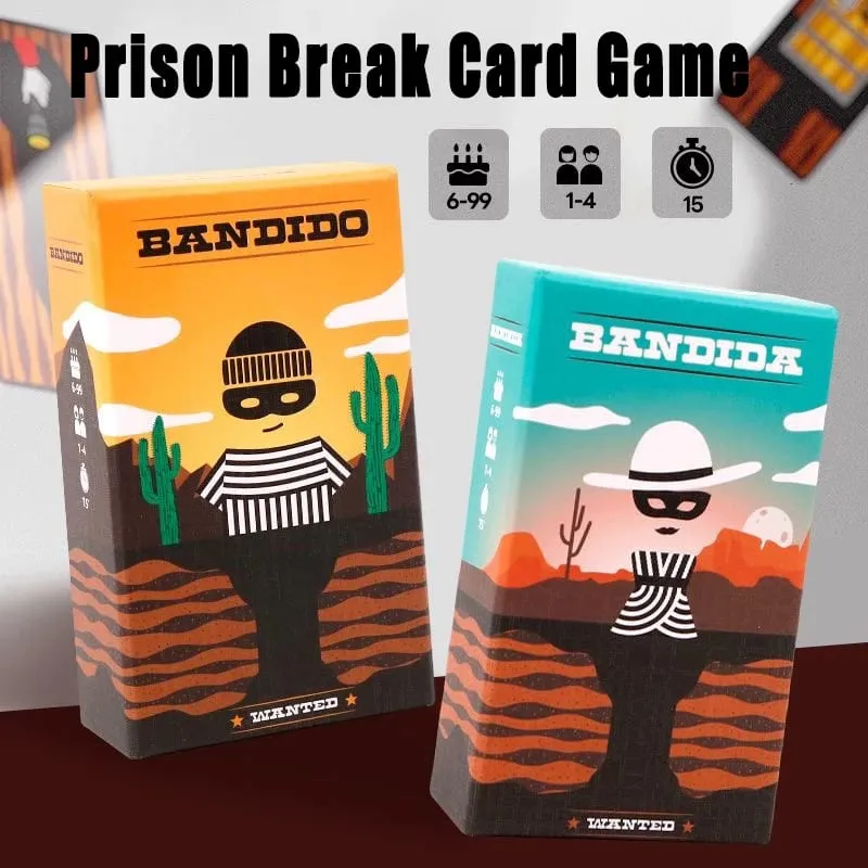 2026 Hot Bandido Bandida Board Game 1-4 Players Strategy Puzzle Card Game For Kids & Adults Party Family Fun Strategy Game — image 1