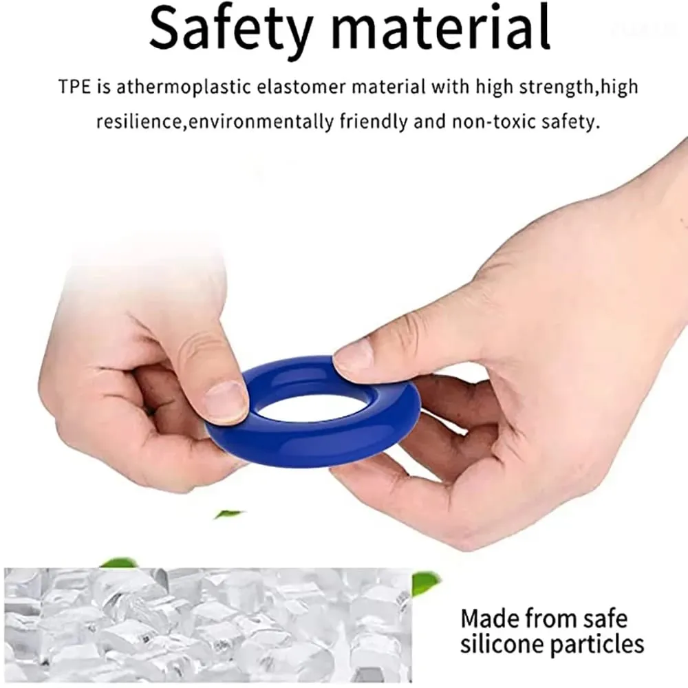 3Pcs Silicone Cock Ring Male Delay Ejaculation Penis Ring Sex Toys For Men Dick Enlargement Adult Supplies Stronger Erection 18 — image 3