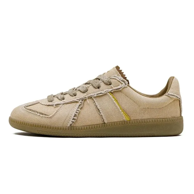 Classic Spliced German Trainer Shoes Flat Low-top Sneakers for Men's Spring and Autumn Casual Lace-up Sporty Shoes — image 7