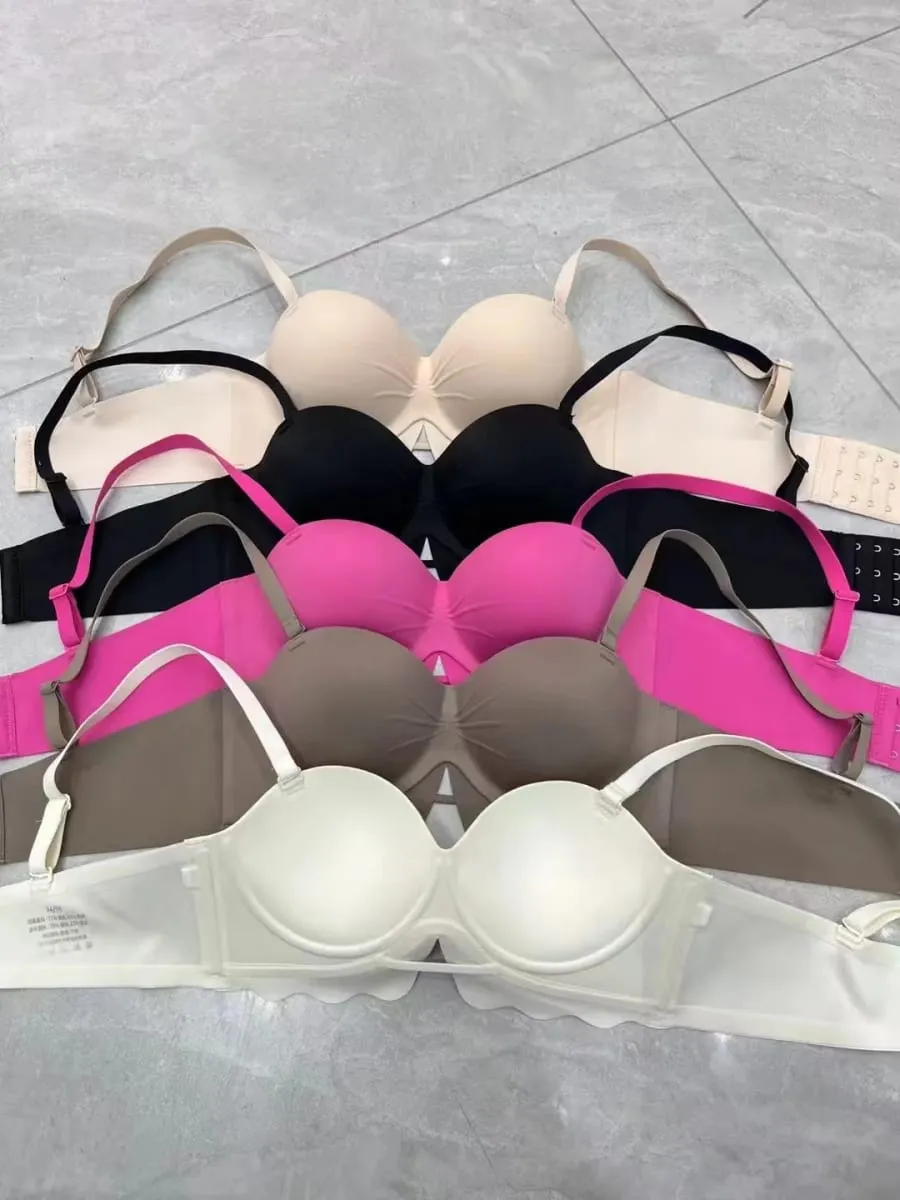 Sexy Seamless Push up Bra No Underwire Small Breast Gathering Anti-sagging Comfortable Lingerie for Women — image 2