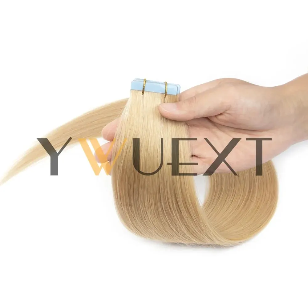 Tape In Human Hair Extensions 10Pcs/30g Per Pack Remy Real Human Hair Straight Natural Black Brown Blonde Multi‑Colors Seamless Skin Weft Tape Hair Extensions For Women