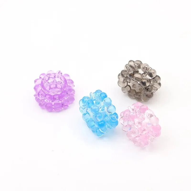 Men's Semen Locking Ring Physical Time-controlling Particle Penis Ring Sex Toy