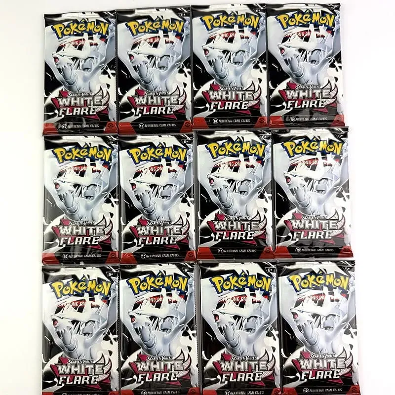 10/20pcs English Pokemon Card Black Bolt White Flare Booster Battle Pokemon Trade Card Transaction Gifts — image 1