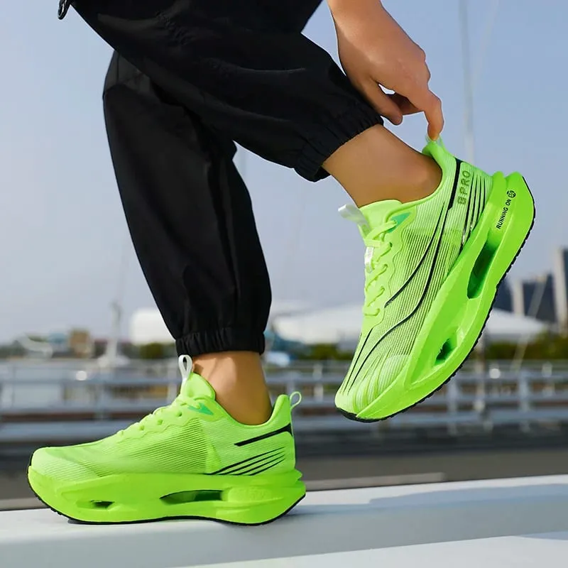 Men's Sports Shoes Carbon Plate Running Shoes Male Marathon Sneakers Racing Shock-absorbing Athletics Training Shoes for Women — image 7