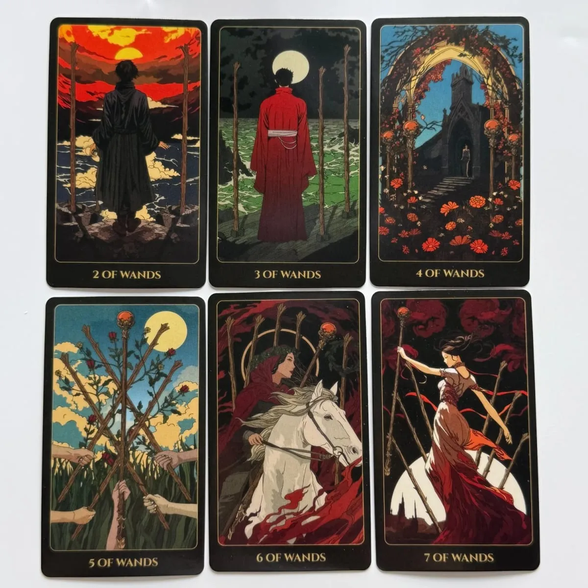 Ukiyo Tarot Cards English Visions 78 Deck Board Playing Games — image 3
